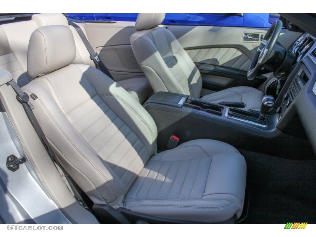 2010 Mustang V6 Premium Convertible - Sterling Grey Metallic / Stone photo #9