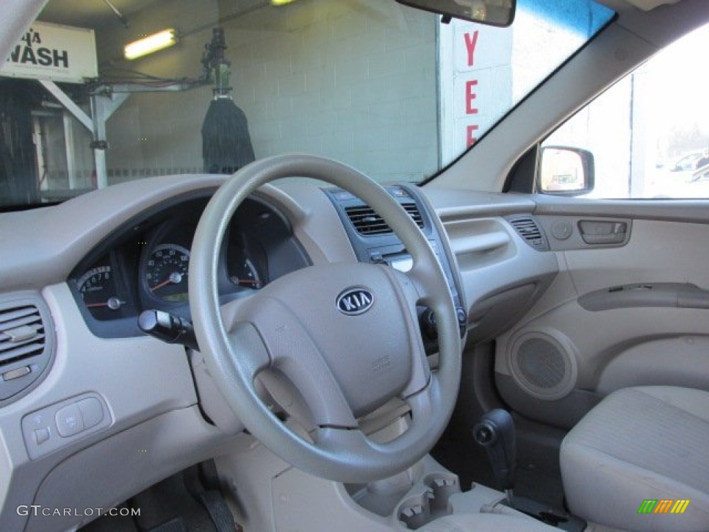 2009 Sportage LX - Smokey Brown / Beige photo #9