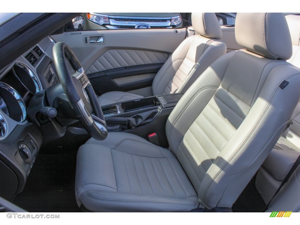 2010 Mustang V6 Premium Convertible - Sterling Grey Metallic / Stone photo #11