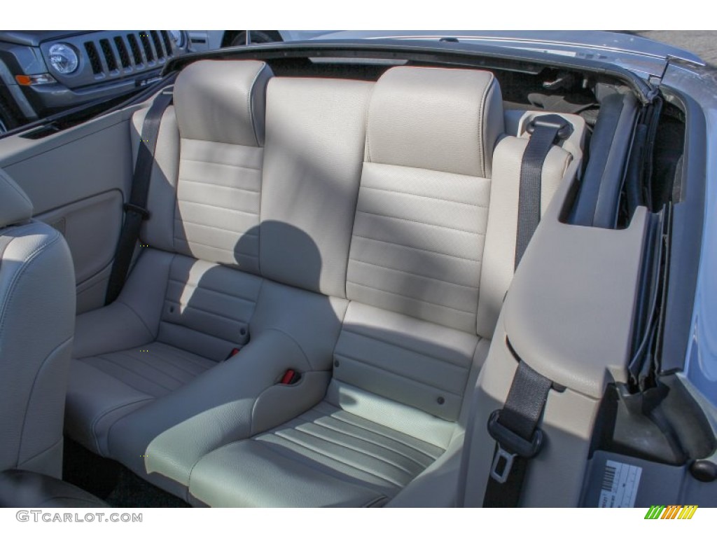 2010 Mustang V6 Premium Convertible - Sterling Grey Metallic / Stone photo #12