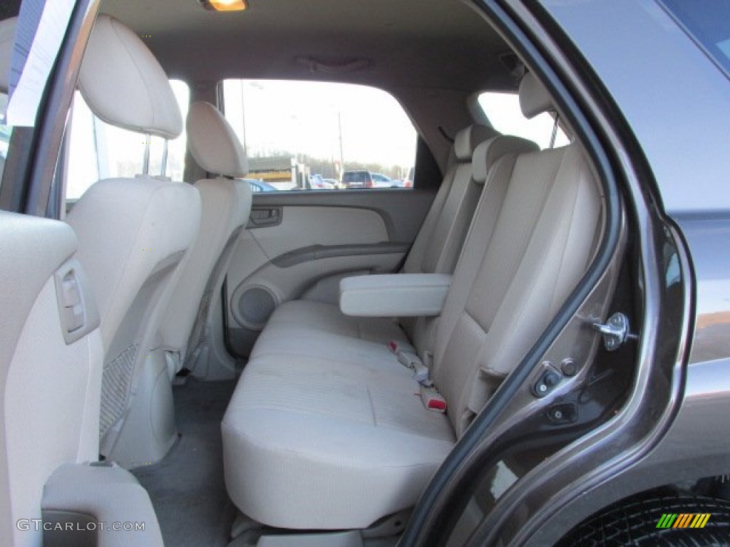 2009 Sportage LX - Smokey Brown / Beige photo #16