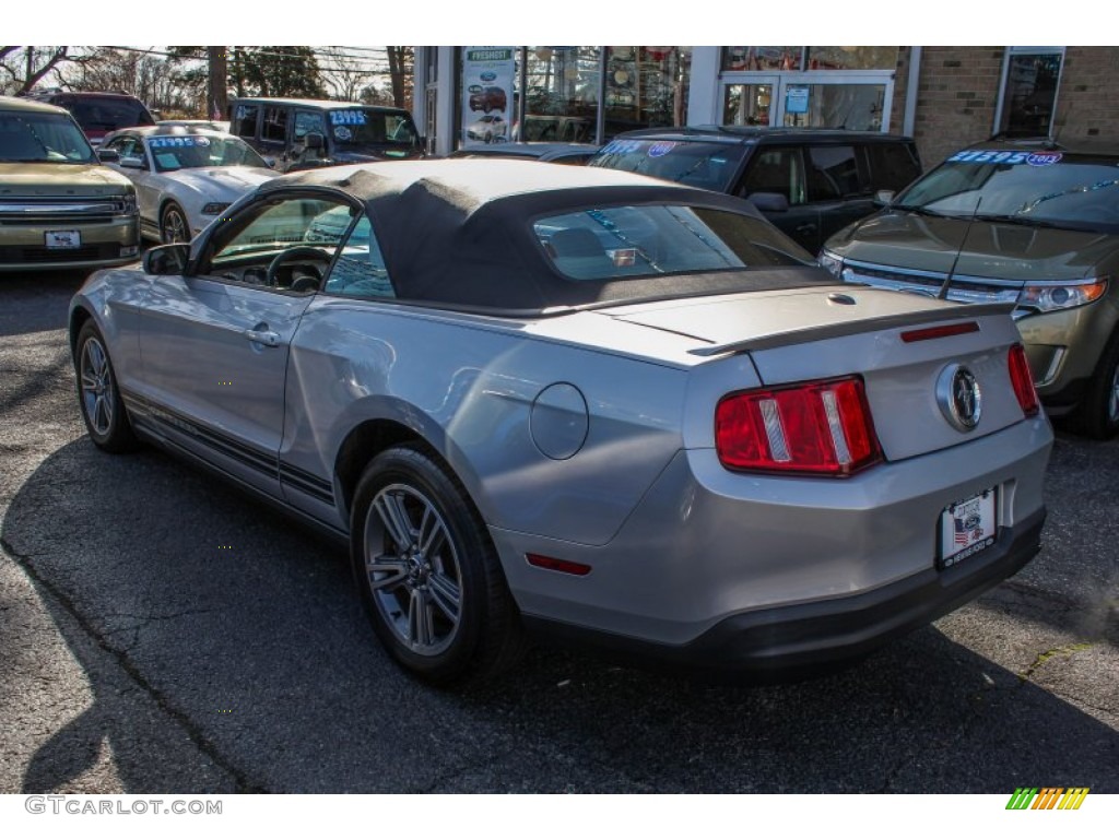 2010 Mustang V6 Premium Convertible - Sterling Grey Metallic / Stone photo #17