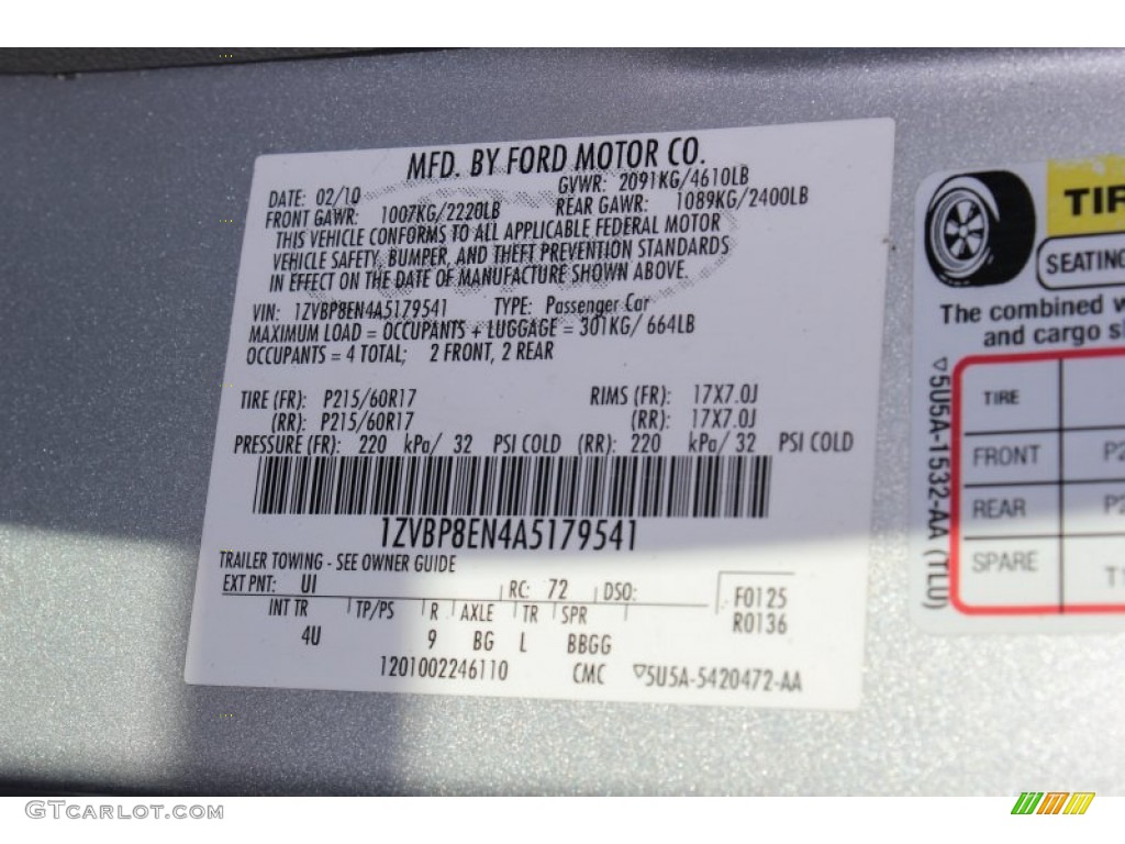 2010 Mustang V6 Premium Convertible - Sterling Grey Metallic / Stone photo #20