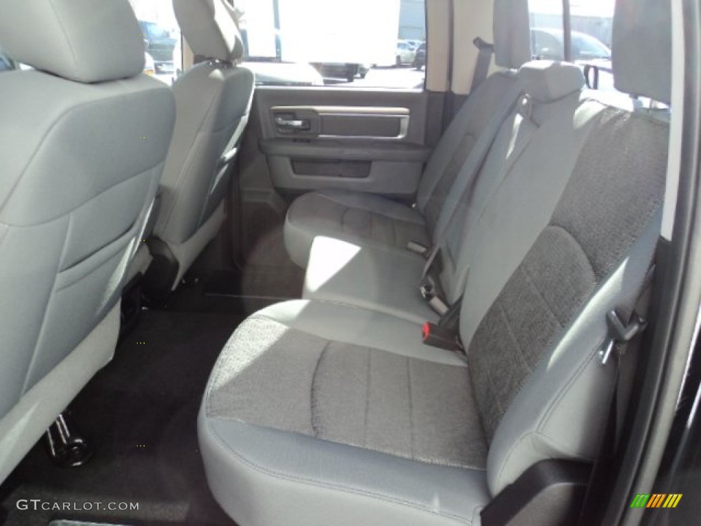 Black/Diesel Gray Interior 2014 Ram 1500 Big Horn Crew Cab 4x4 Photo #88118516