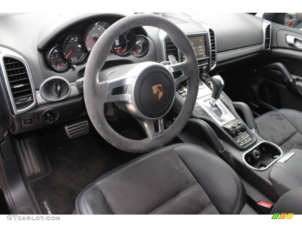 Black Interior 2013 Porsche Cayenne GTS Photo #88118762