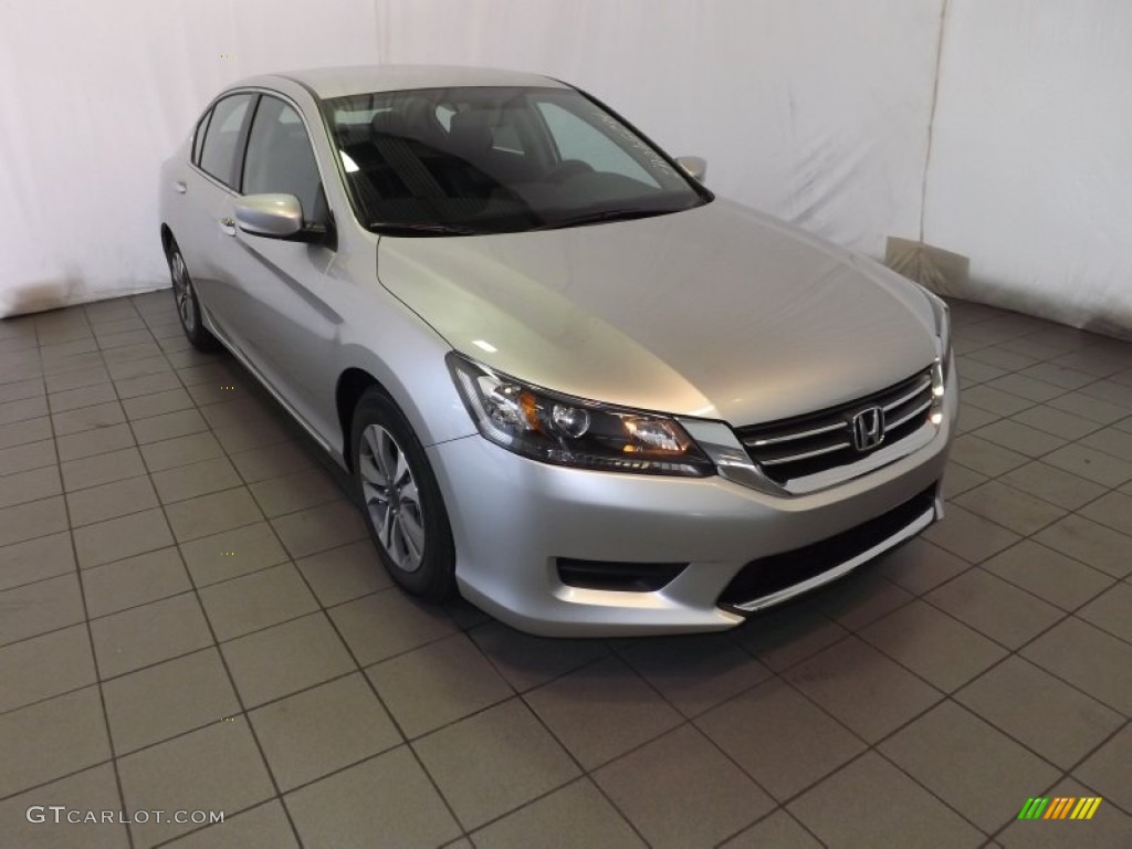 2014 Accord LX Sedan - Alabaster Silver Metallic / Black photo #1