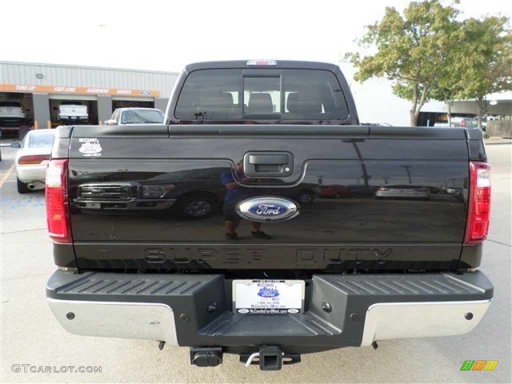 2014 F250 Super Duty Lariat Crew Cab 4x4 - Kodiak Brown Metallic / Adobe photo #4