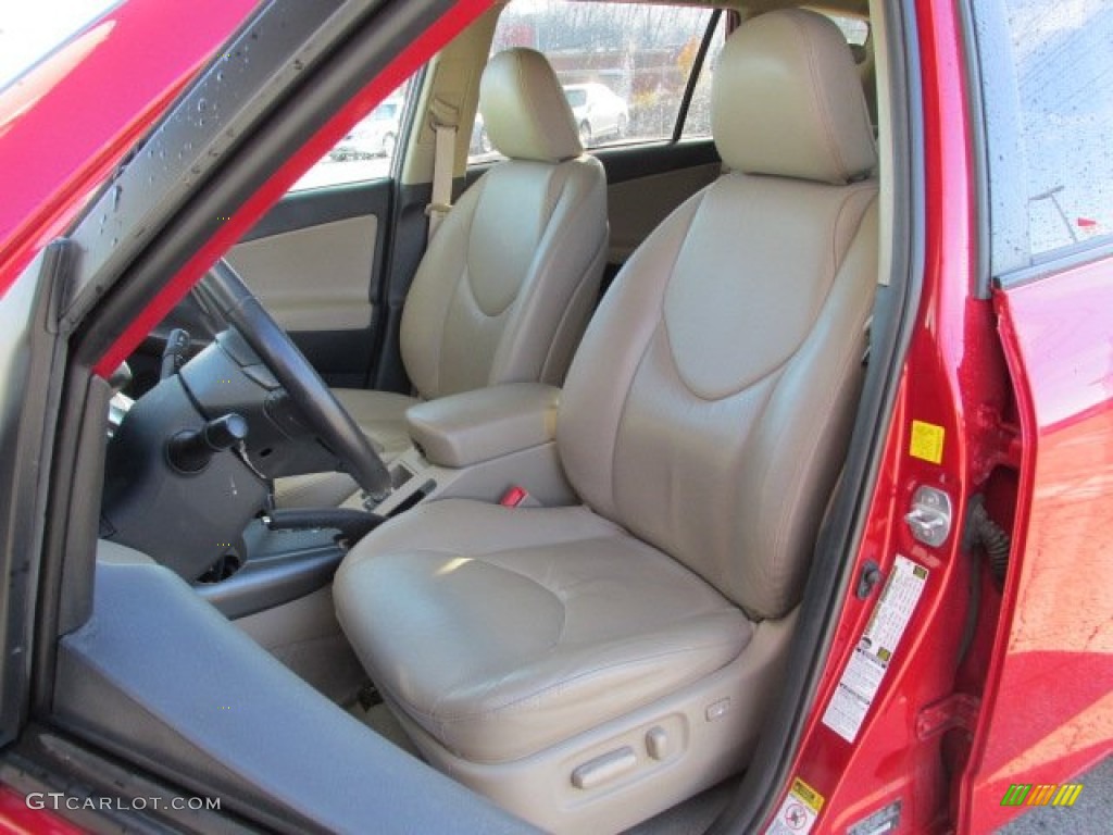 2011 RAV4 Limited 4WD - Barcelona Red Metallic / Sand Beige photo #13