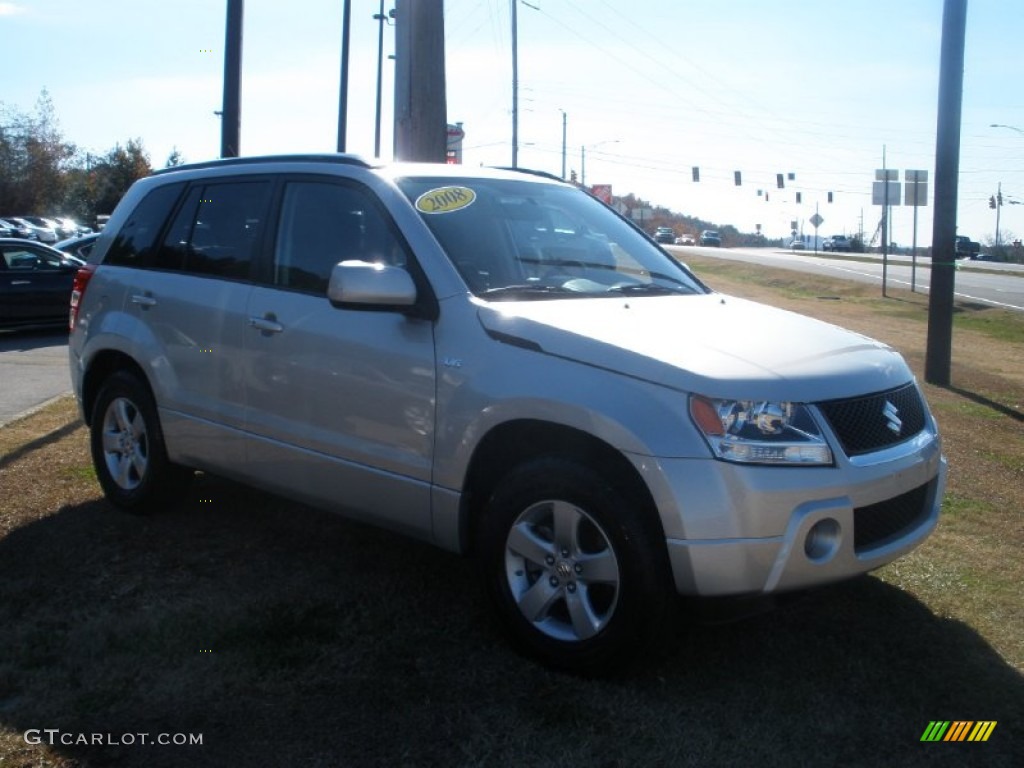 2008 Grand Vitara XSport - Quicksilver Metallic / Black photo #1