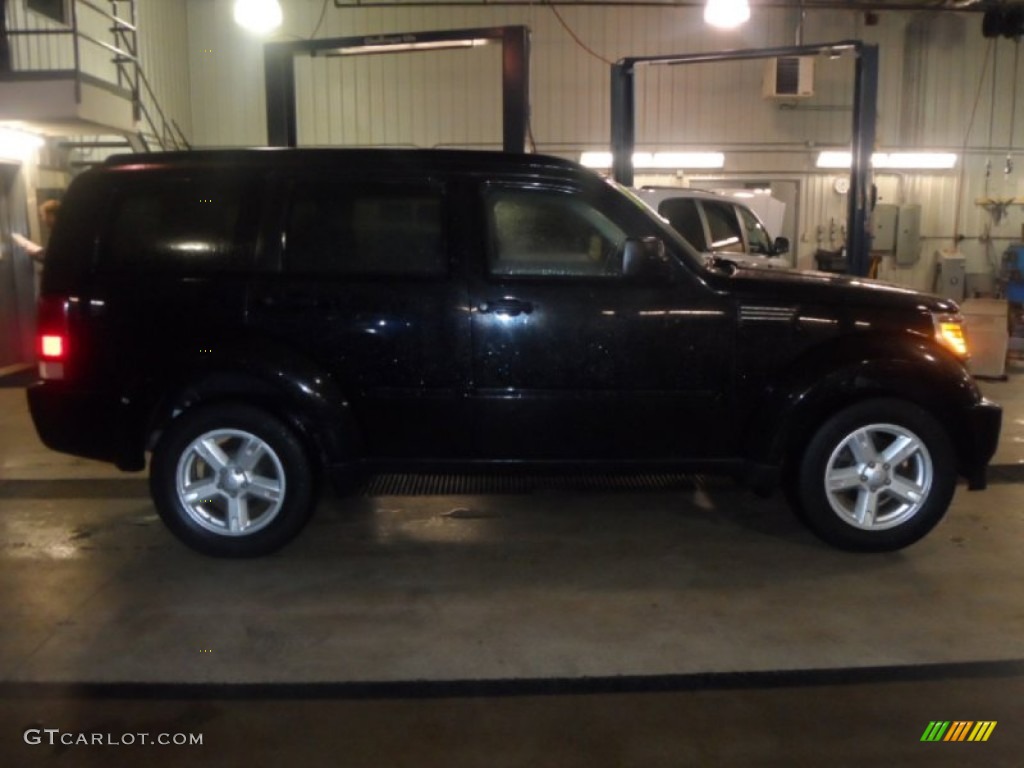 2007 Nitro SLT 4x4 - Black / Dark Slate Gray/Light Slate Gray photo #5