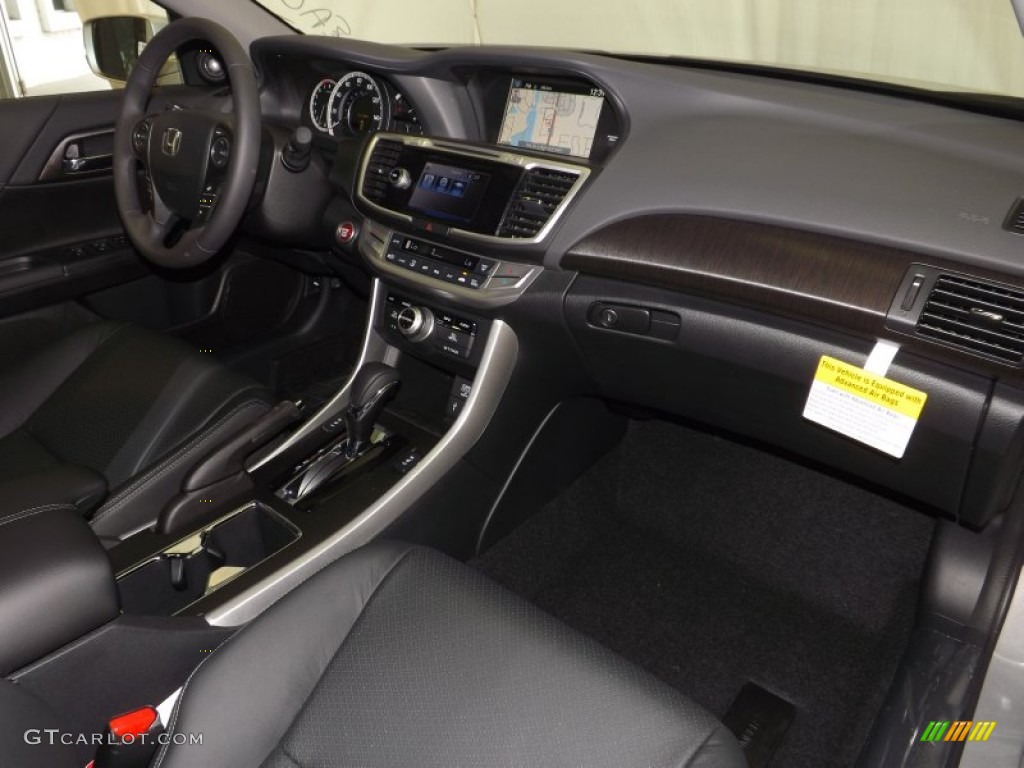 2014 Honda Accord Touring Sedan Black Dashboard Photo #88122518