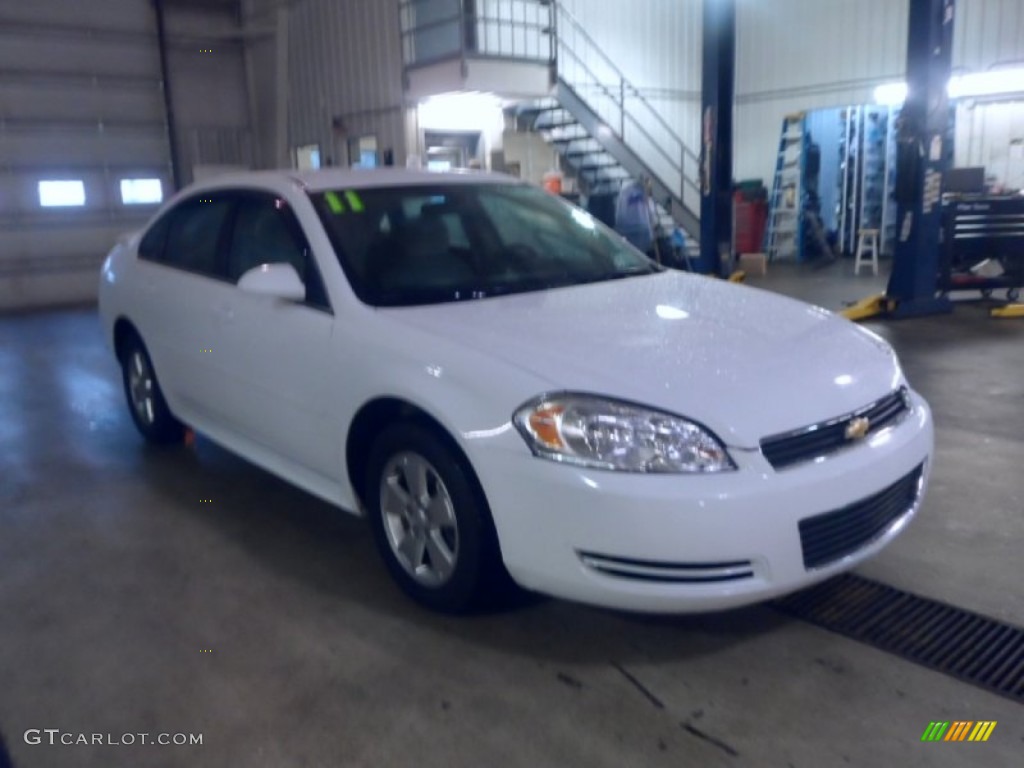 2011 Impala LS - Summit White / Gray photo #2