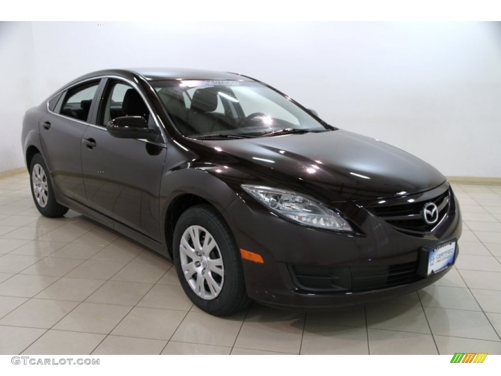 2010 MAZDA6 i Sport Sedan - Black Cherry Metallic / Black photo #1