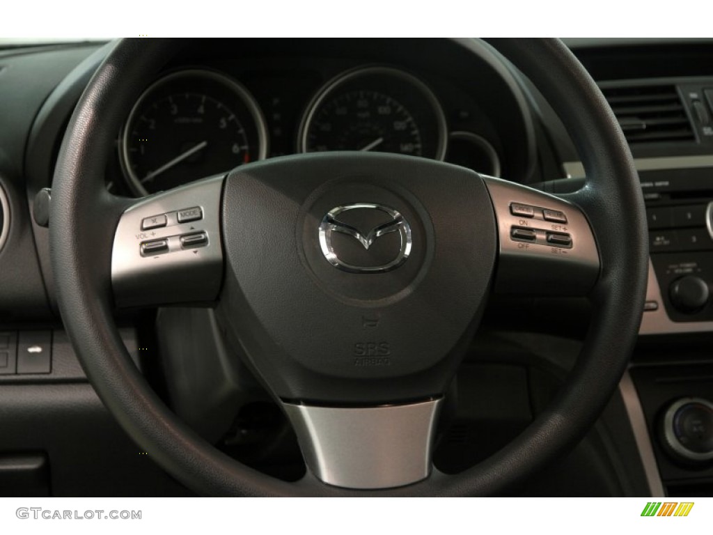 2010 MAZDA6 i Sport Sedan - Black Cherry Metallic / Black photo #6