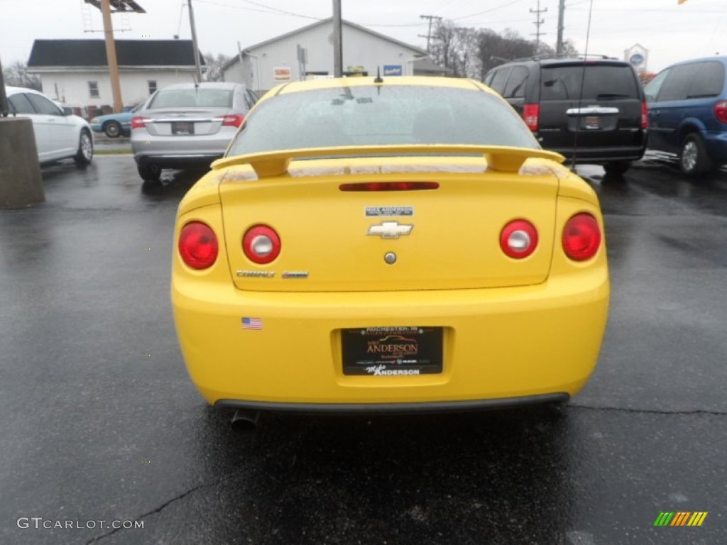 2008 Cobalt Sport Coupe - Rally Yellow / Ebony photo #4