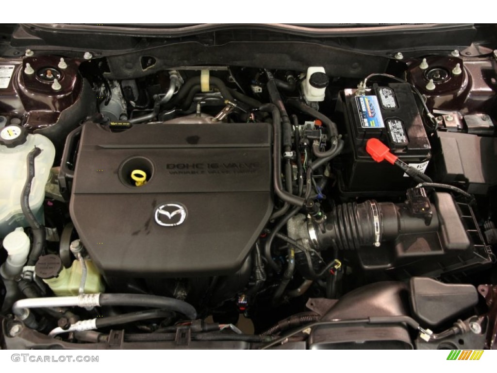 2010 MAZDA6 i Sport Sedan - Black Cherry Metallic / Black photo #15