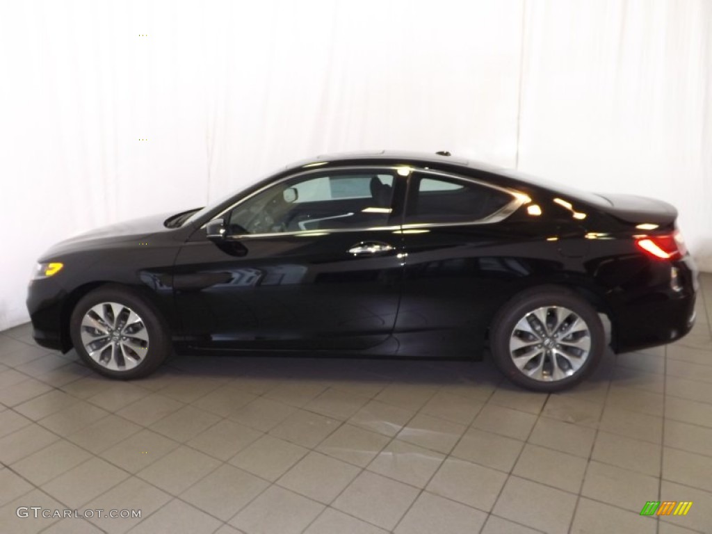 2014 Accord EX-L Coupe - Crystal Black Pearl / Black photo #9