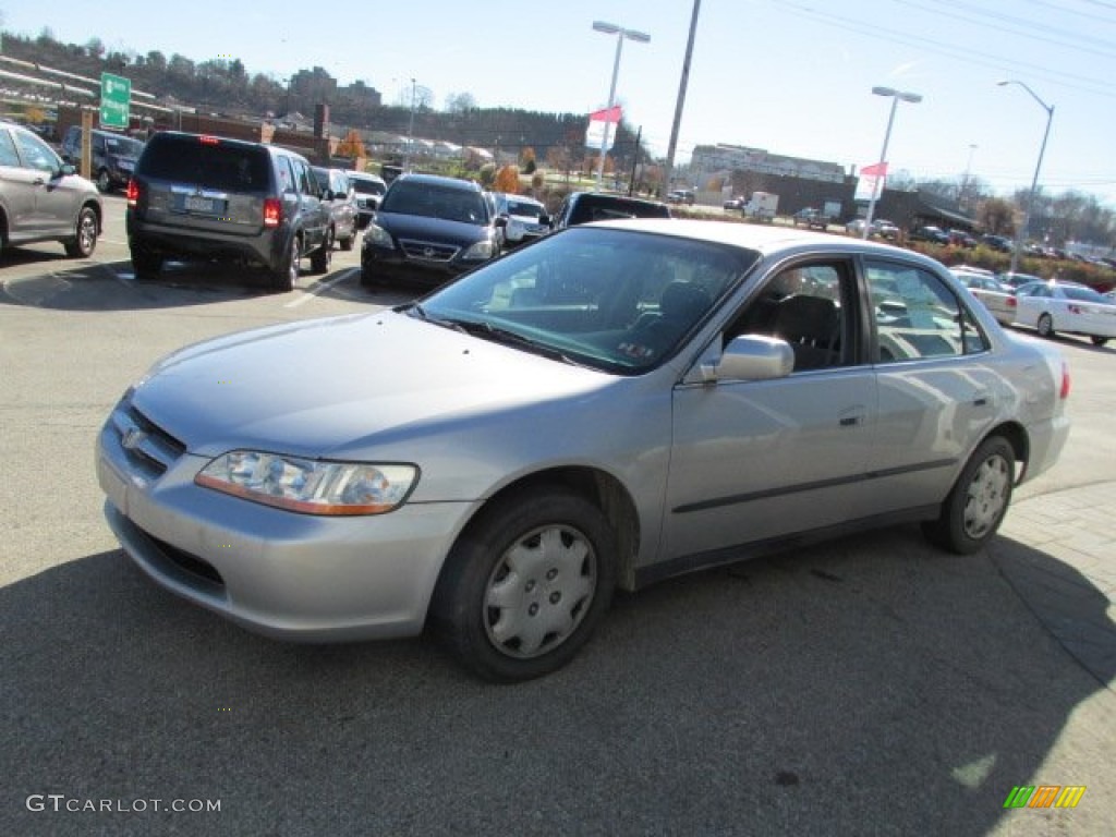 2000 Accord LX Sedan - Satin Silver Metallic / Quartz photo #4