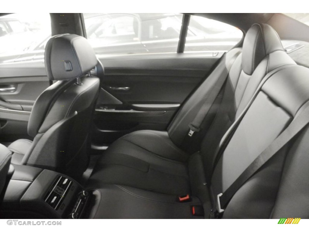 Black Interior 2014 BMW M6 Gran Coupe Photo #88125377