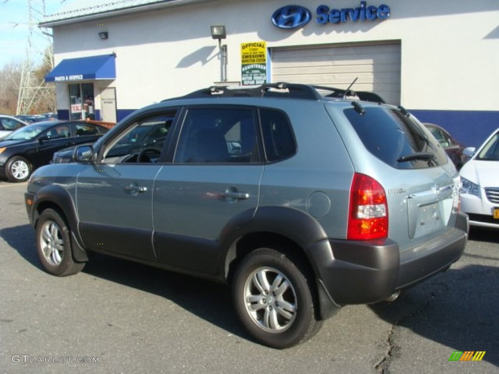 2007 Tucson SE - Alpine Frost Blue Metallic / Gray photo #5