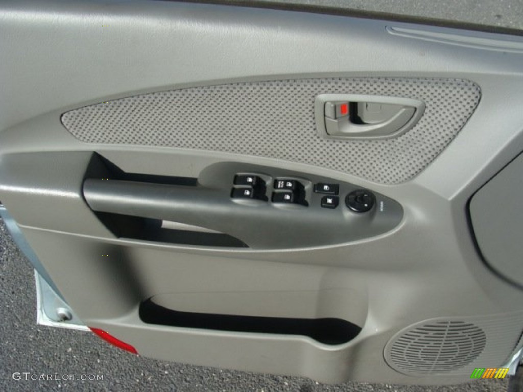 2007 Tucson SE - Alpine Frost Blue Metallic / Gray photo #6