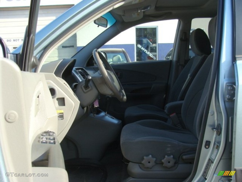 2007 Tucson SE - Alpine Frost Blue Metallic / Gray photo #9