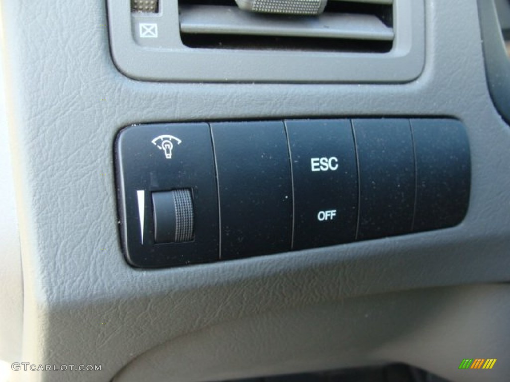 2007 Tucson SE - Alpine Frost Blue Metallic / Gray photo #12