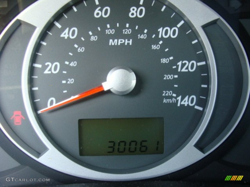 2007 Tucson SE - Alpine Frost Blue Metallic / Gray photo #14