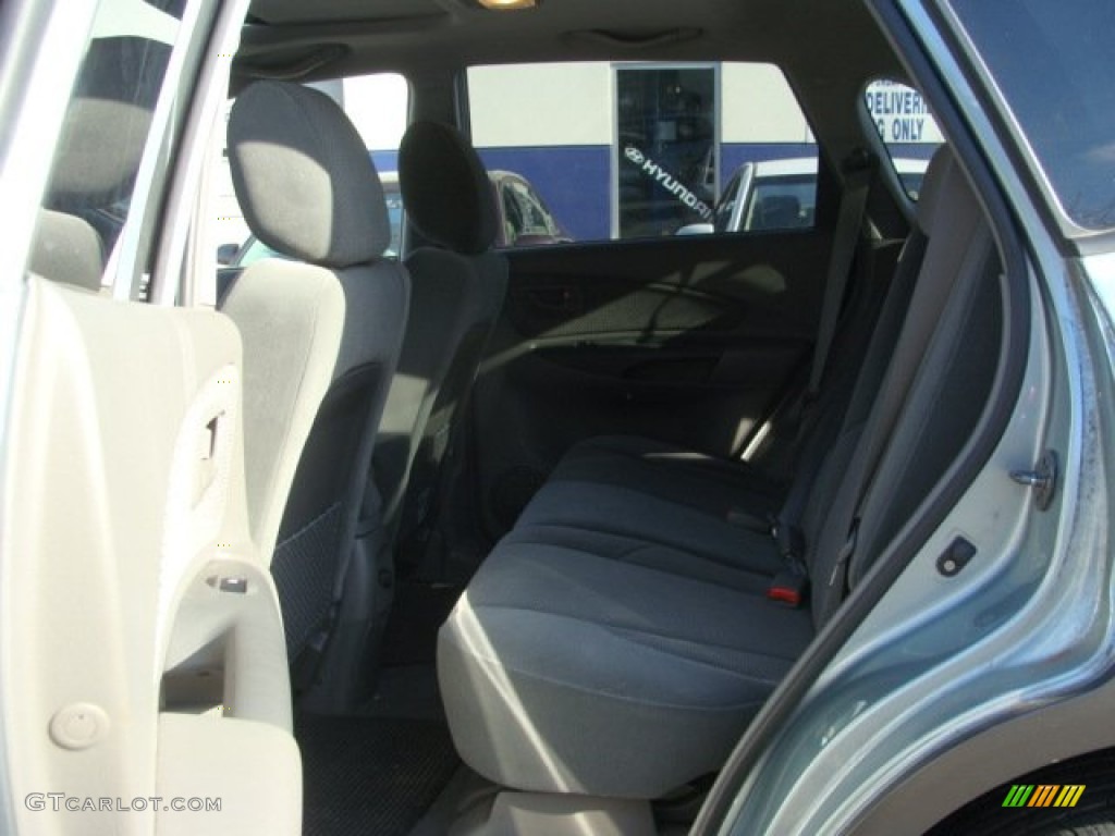 2007 Tucson SE - Alpine Frost Blue Metallic / Gray photo #17