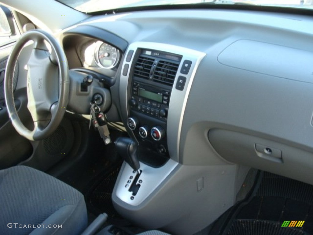 2007 Tucson SE - Alpine Frost Blue Metallic / Gray photo #23