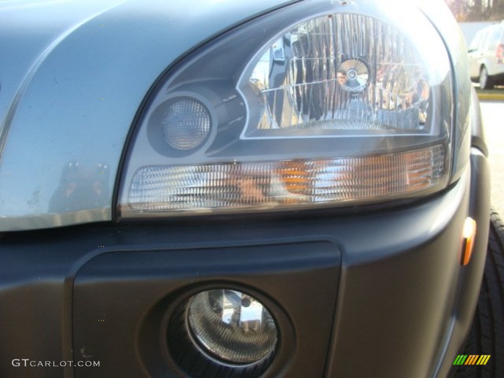 2007 Tucson SE - Alpine Frost Blue Metallic / Gray photo #28