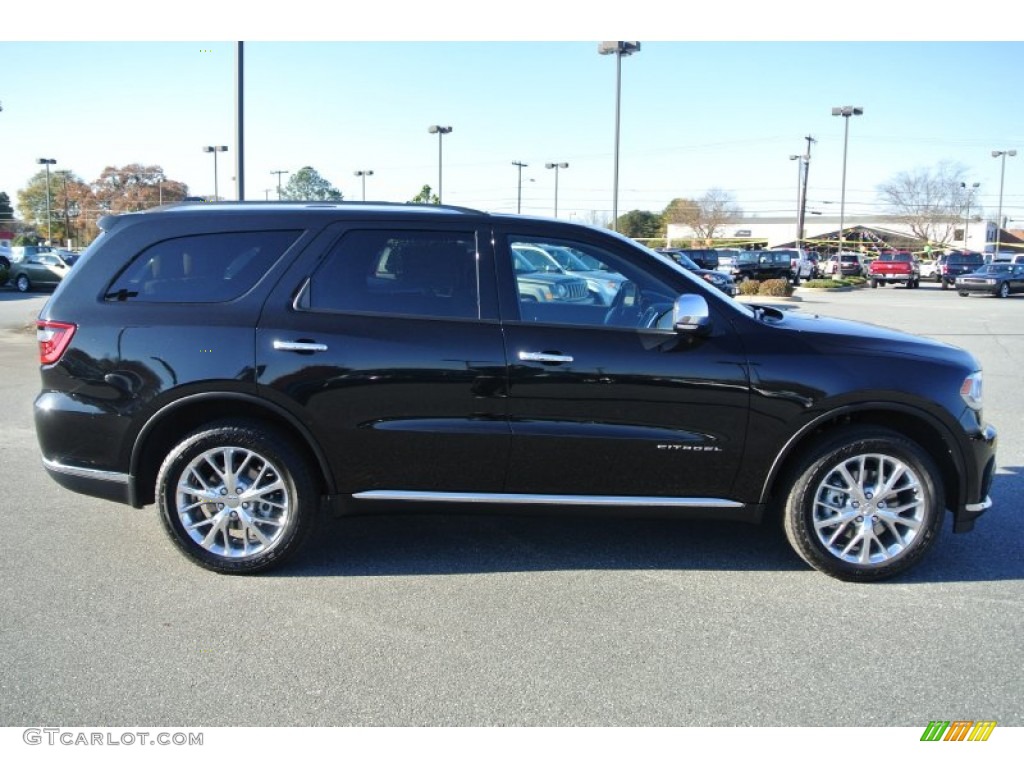 Brilliant Black Crystal Pearl 2014 Dodge Durango Citadel AWD Exterior Photo #88127693