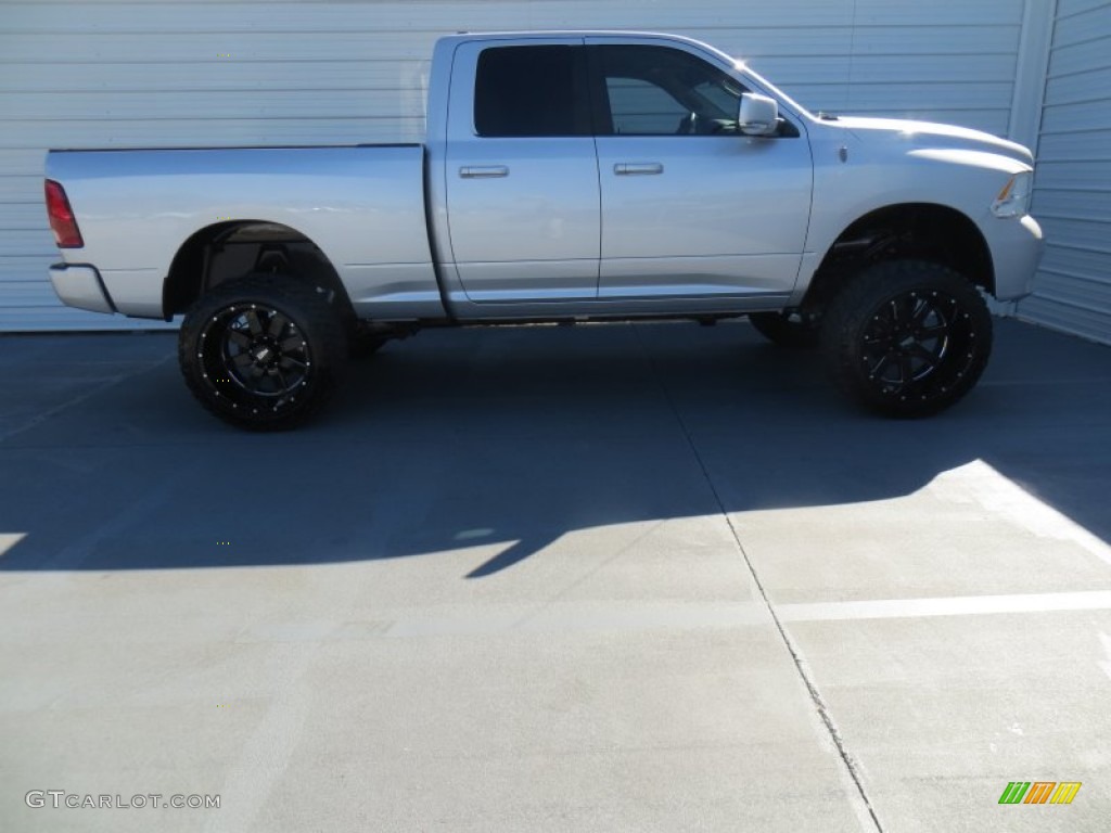 2012 Ram 1500 Sport Quad Cab - Bright Silver Metallic / Dark Slate Gray photo #4