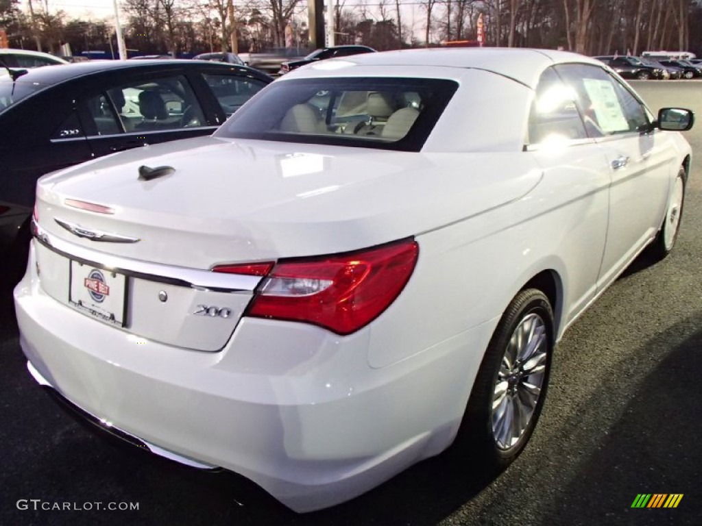 2014 200 Limited Hardtop Convertible - Bright White / Black/Light Frost Beige photo #2