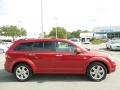 2010 Inferno Red Crystal Pearl Coat Dodge Journey R/T  photo #11