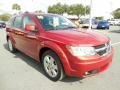 2010 Inferno Red Crystal Pearl Coat Dodge Journey R/T  photo #12