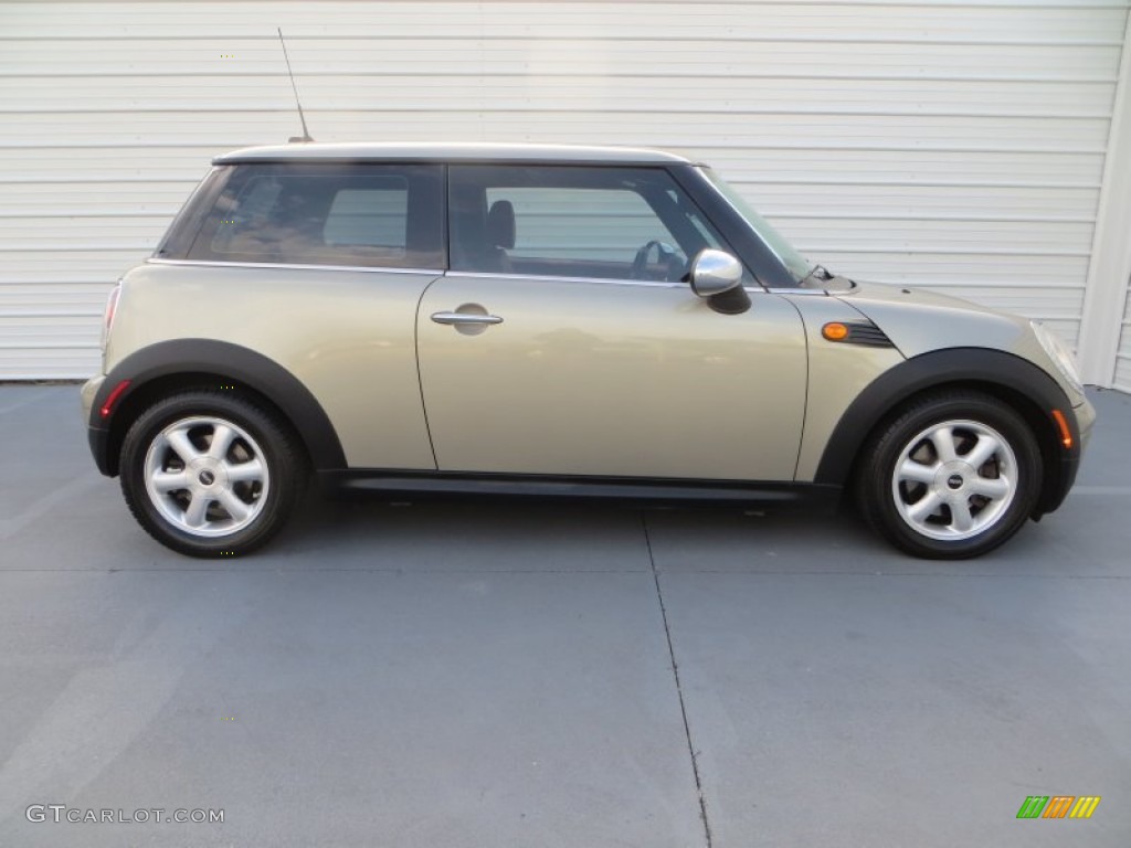 2005 Cooper Convertible - Solid Gold Metallic / Tartan Red/Panther Black photo #2