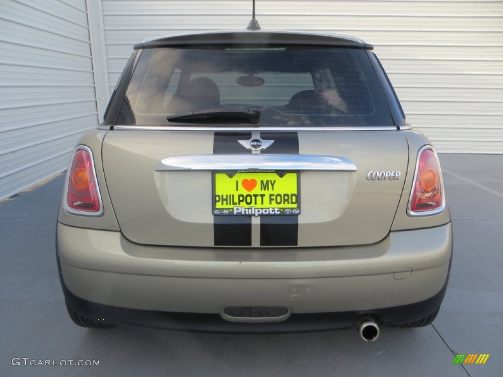 2005 Cooper Convertible - Solid Gold Metallic / Tartan Red/Panther Black photo #4