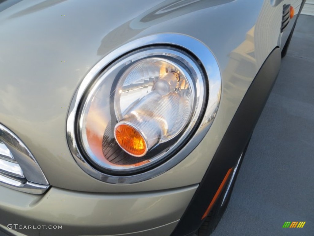 2005 Cooper Convertible - Solid Gold Metallic / Tartan Red/Panther Black photo #8