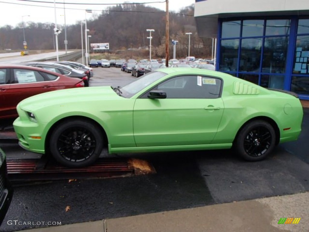 Gotta Have it Green 2014 Ford Mustang V6 Coupe Exterior Photo #88133420