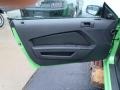 Charcoal Black 2014 Ford Mustang V6 Coupe Door Panel
