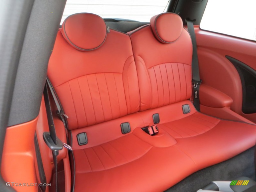 2005 Cooper Convertible - Solid Gold Metallic / Tartan Red/Panther Black photo #27