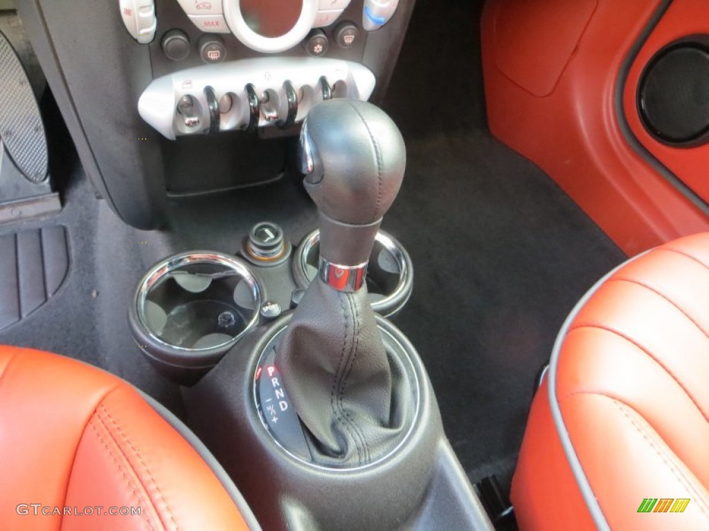2005 Cooper Convertible - Solid Gold Metallic / Tartan Red/Panther Black photo #41