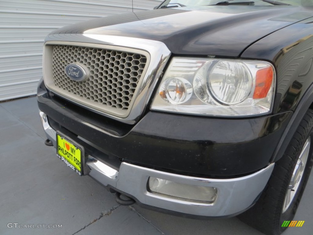 2004 F150 Lariat SuperCab 4x4 - Black / Tan photo #10