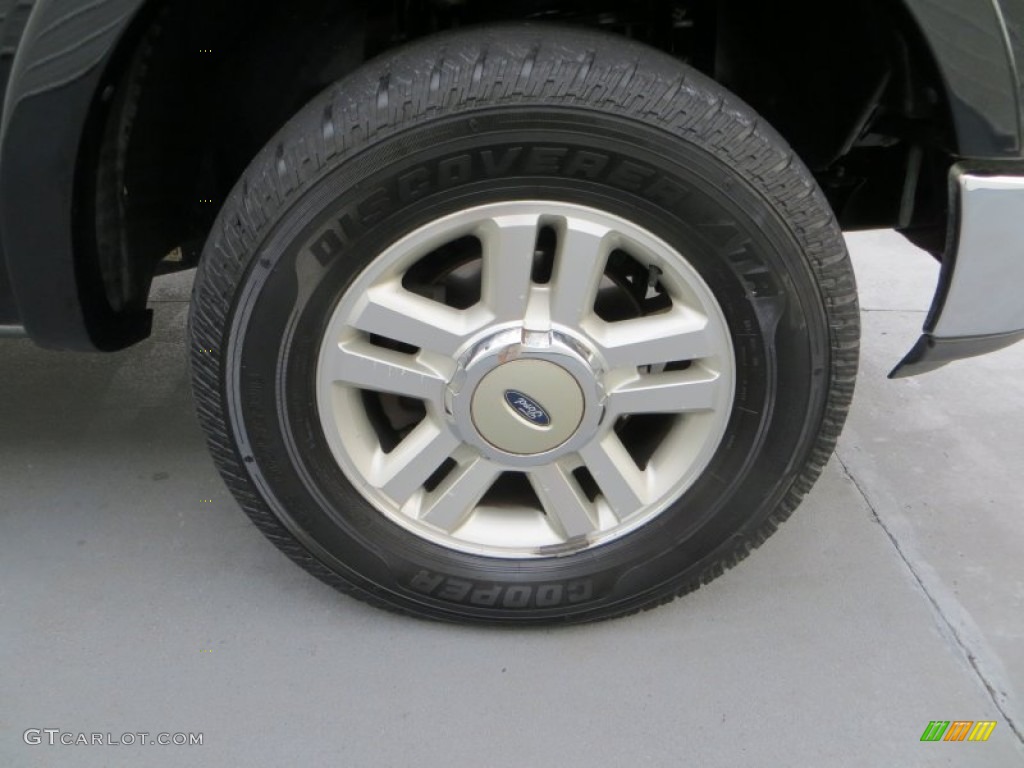 2004 F150 Lariat SuperCab 4x4 - Black / Tan photo #14