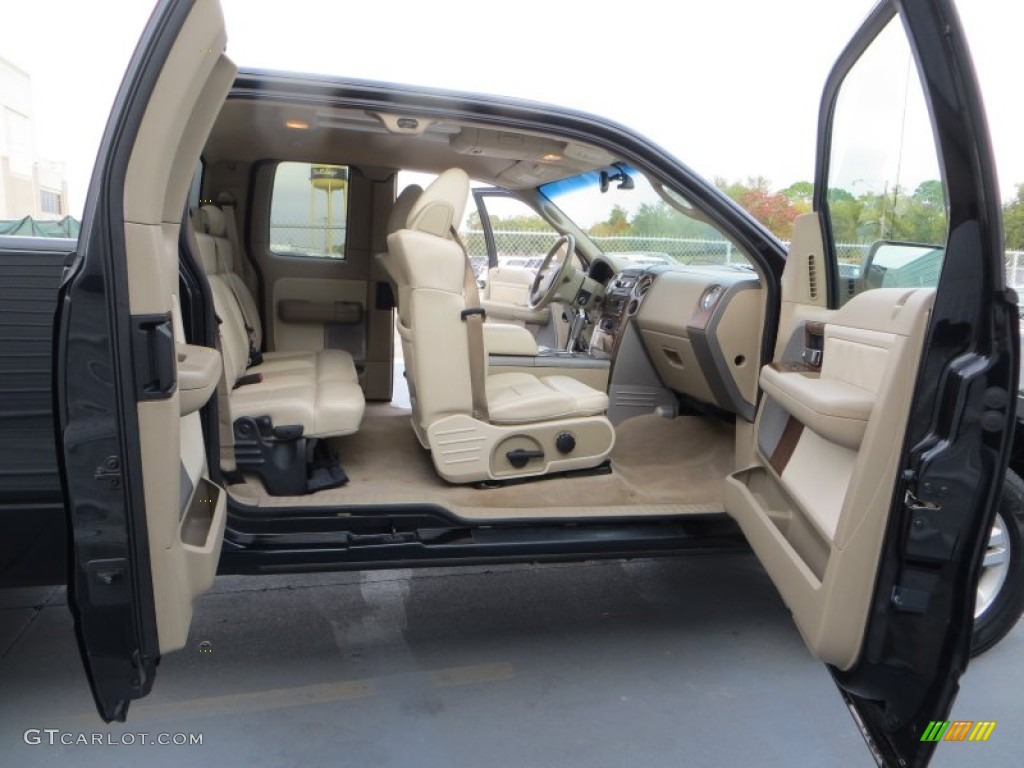 2004 F150 Lariat SuperCab 4x4 - Black / Tan photo #24