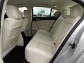 2012 Lincoln MKS Cashmere Interior Rear Seat Photo