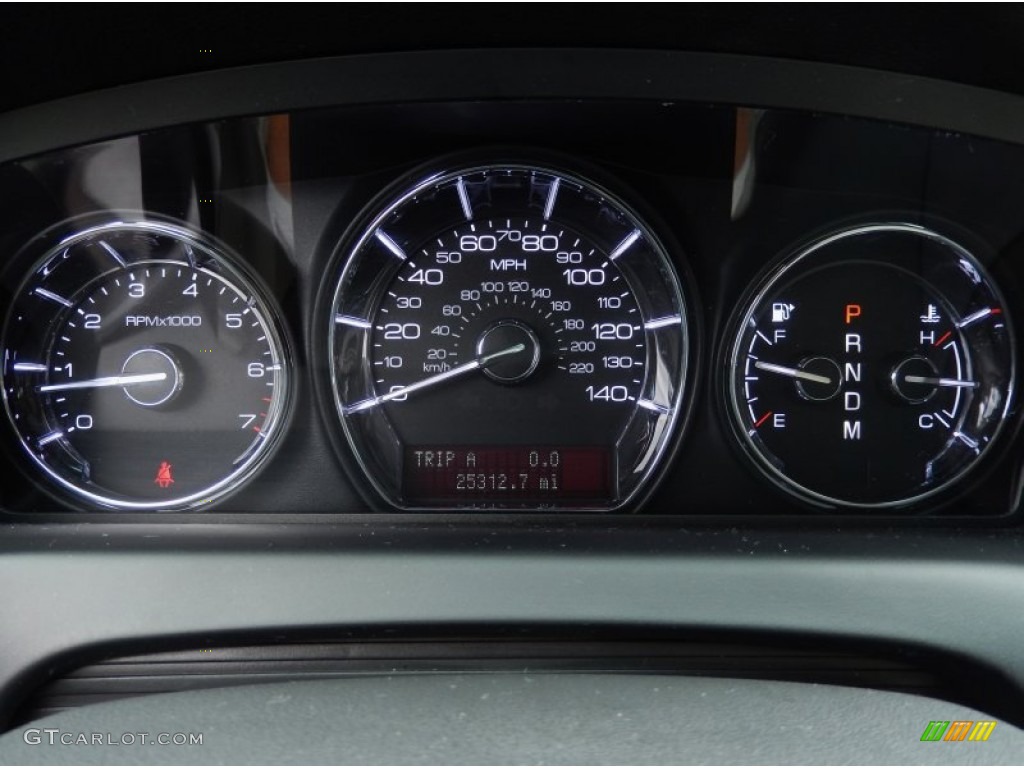 2012 Lincoln MKS FWD Gauges Photo #88136408
