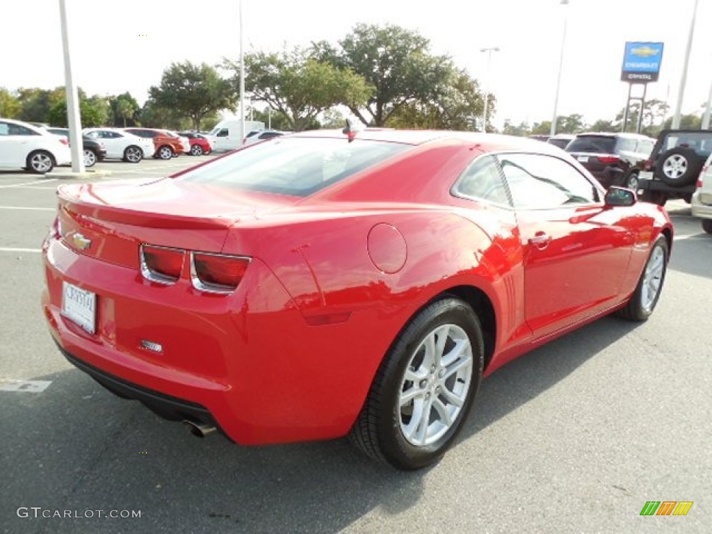 2013 Camaro LT Coupe - Victory Red / Gray photo #8