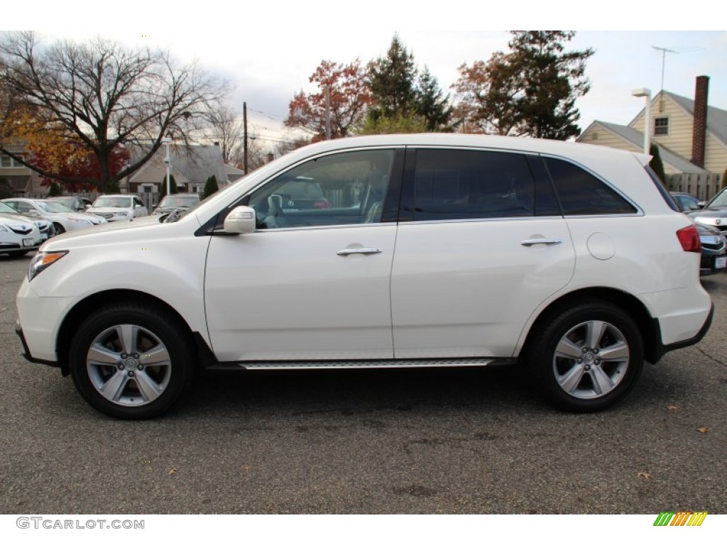 Aspen White Pearl 2011 Acura MDX Technology Exterior Photo #88138013